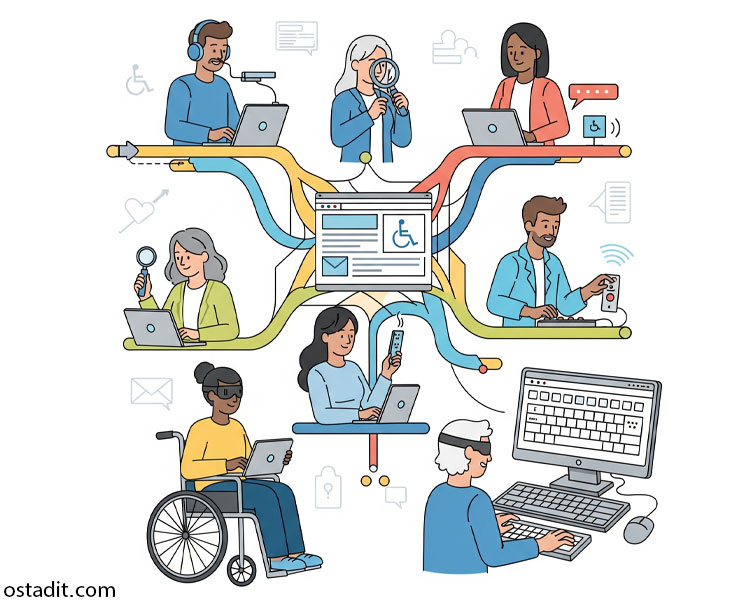 انواع دسترس پذیری وب در اروپا Europeanبا قانون Accessibility Act (EAA)
