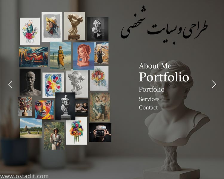 طراحی وبسایت شخصی