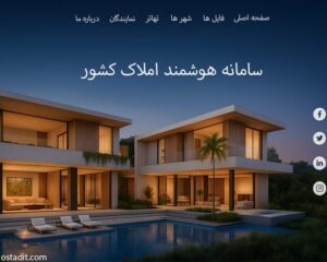 طراحی وبسایت املاک حرفه ایی