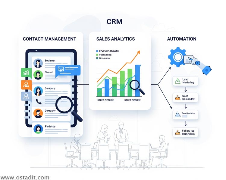 ویژگی های کلیدی یک CRM خوب چیست؟ 01
