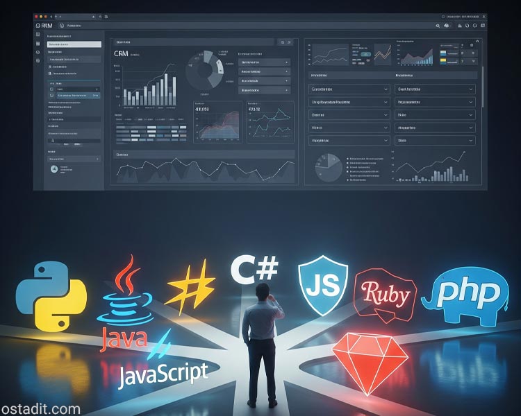 انتخاب زبان برنامه نویسی CRM با 6 پیشنهاد