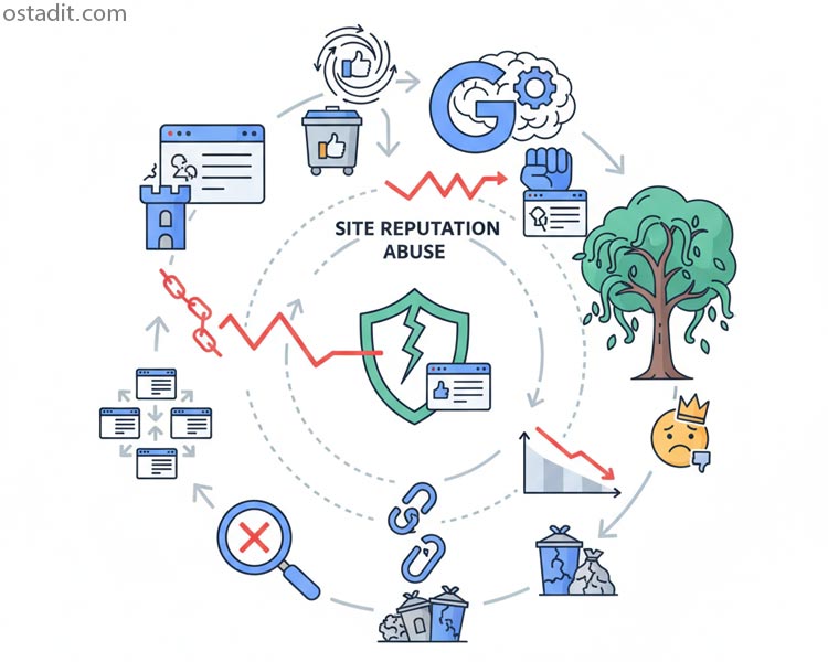 الگوریتم سوء استفاده از اعتبار سایت (Site Reputation Abuse)