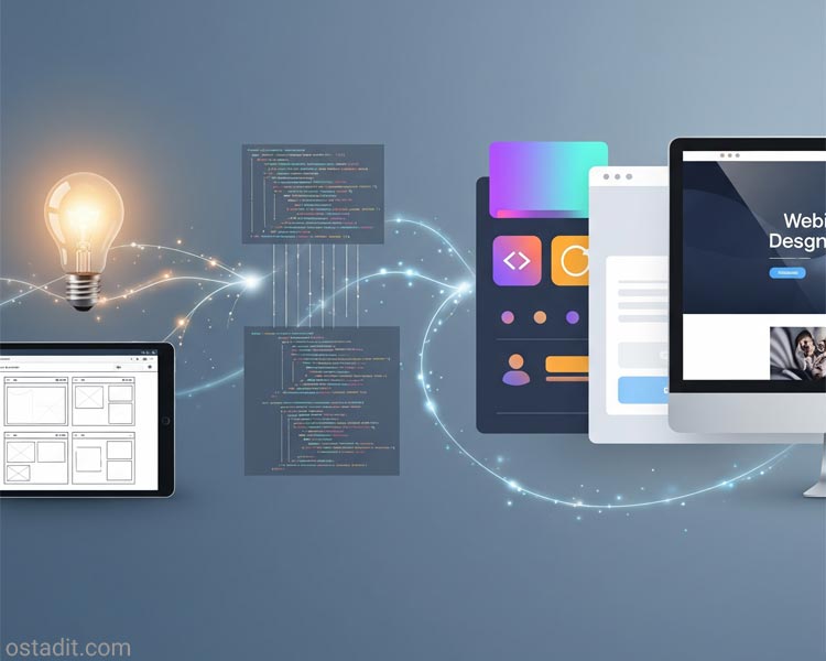 مراحل گام به گام طراحی سایت اختصاصی: از ایده تا اجرا