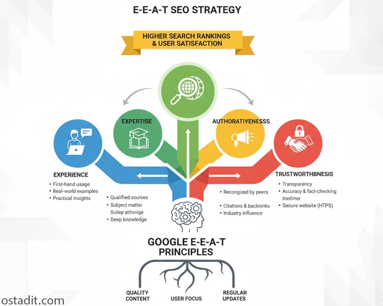 10 راهکار عملی برای افزایش و حفظ E-E-A-T