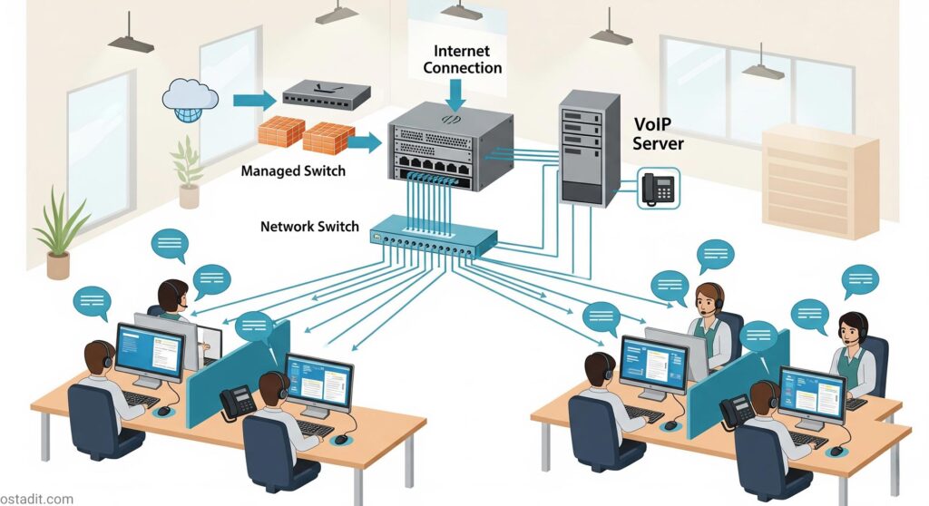 تجهیزات راه اندازی تلفن ویپ voip