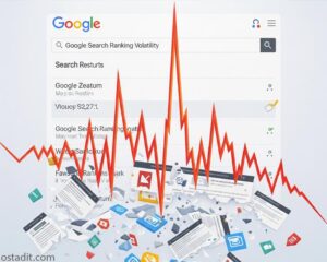 نوسانات جدید در رتبه بندی جستجوی گوگل: تحلیل و تاثیرات