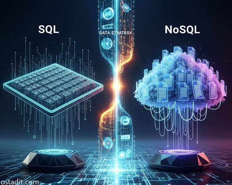 پایگاه داده چیست؟ + انواع، کاربردها و استراتژی انتخاب (راهنمای جامع و تخصصی)