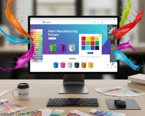 طراحی وب سایت کارخانه تولید رنگ: جذب مشتری، افزایش فروش و برندسازی در دنیای دیجیتال