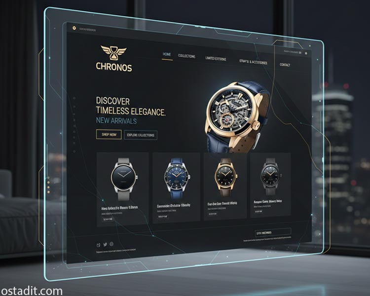 طراحی سایت فروشگاهی ساعت: راهنمای جامع ساخت، نگهداری و سئو برای فروش بیشتر