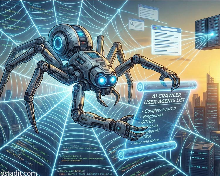 لیست کامل User Agents خزنده های هوش مصنوعی: مدیریت دسترسی برای سئوکاران و مدیران وب