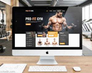 طراحی وب سایت باشگاه ورزشی پرورش اندام: راهنمای جامع ساخت پلتفرم آموزش آنلاین و مربیگری