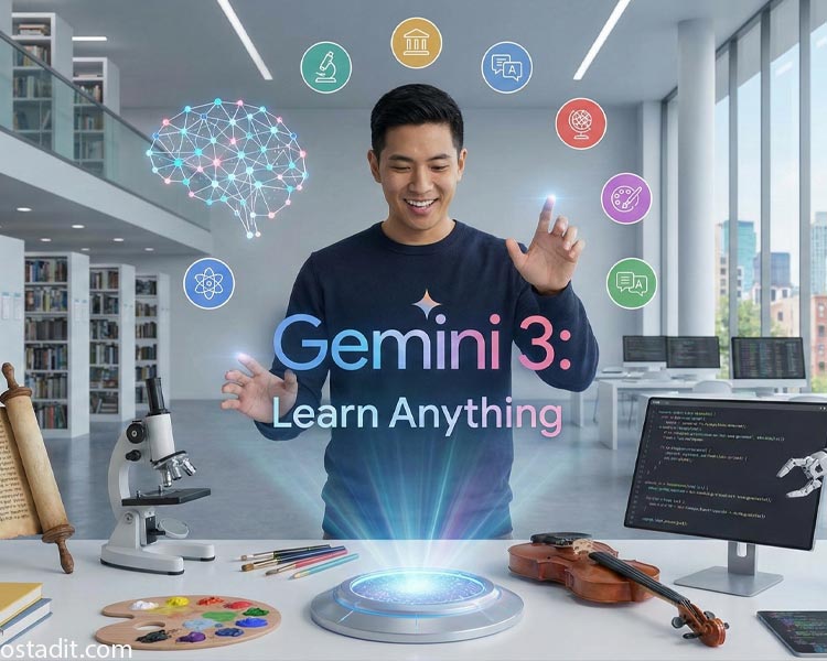 یادگیری هر چیزی با gemini (Learn Anything)
