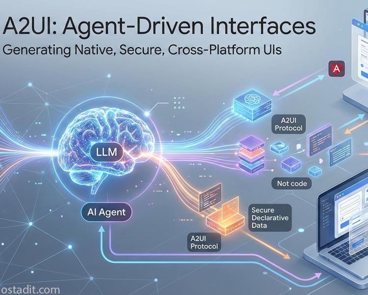 معرفی پروژه A2UI گوگل و آینده تعامل انسان و هوش مصنوعی
