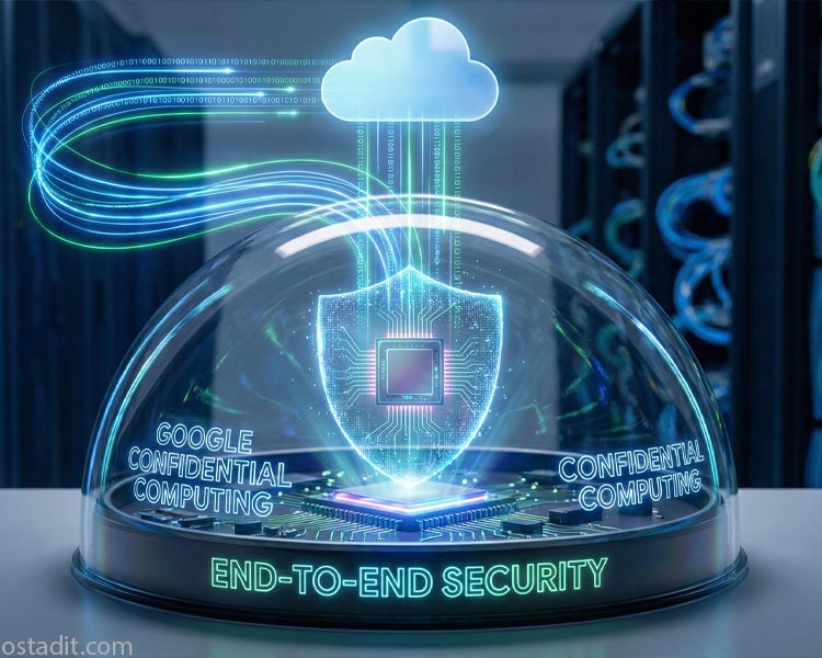 محاسبات محرمانه گوگل: چگونه داده های شما در فضای ابری ایمن می مانند؟