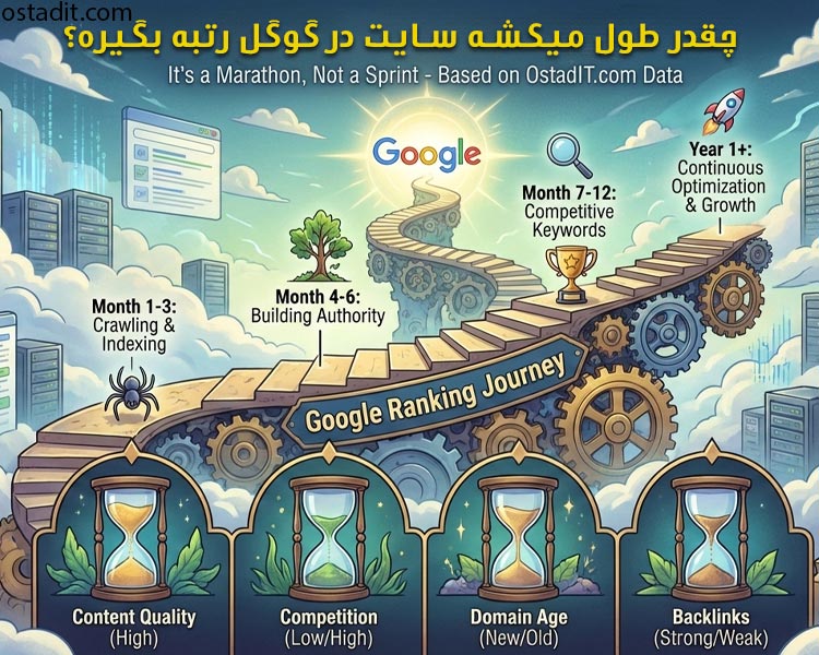 چقدر طول میکشه سایت در گوگل رتبه بگیره؟