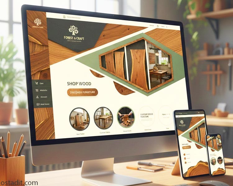 مراحل صفر تا صد ساخت وب سایت فروشگاه چوب