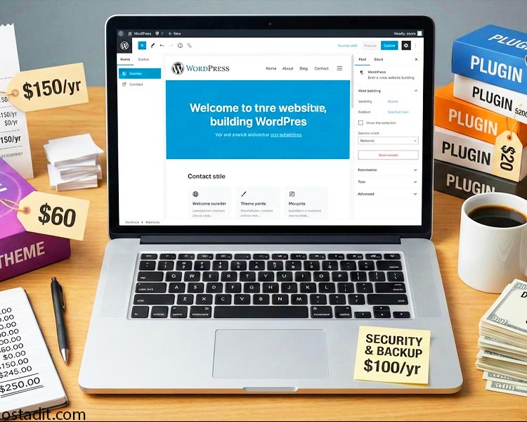 تحلیل هزینه های پنهان وردپرس