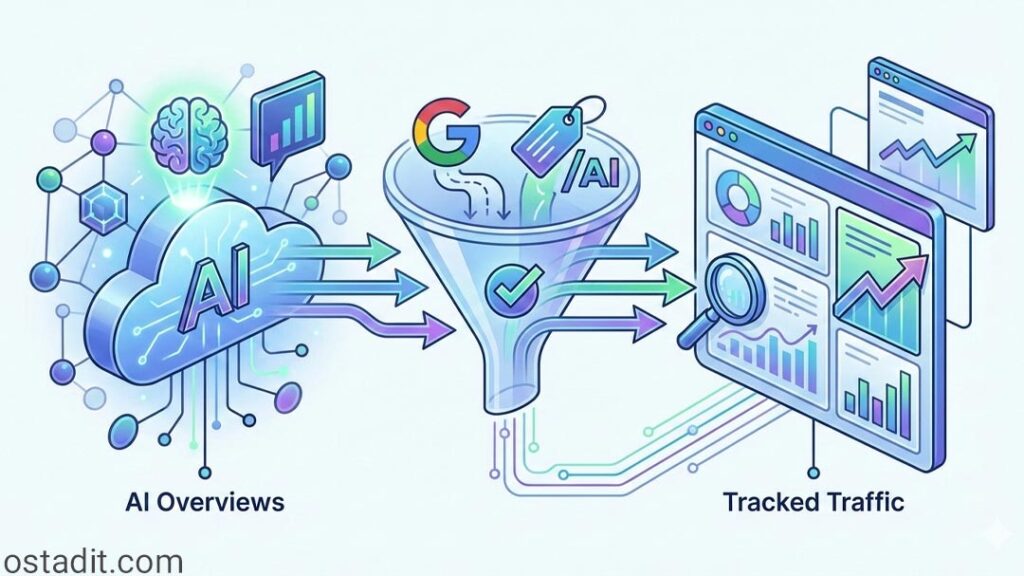 راهکارهای فنی برای ردیابی مرور کلی هوش مصنوعی و افت کلیک ها
