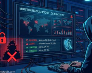 چگونگی نظارت مستمر بر فعالیت های مشکوک صفهات ورود وب